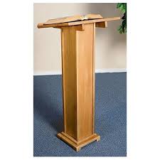 Square Column Wooden Podium Lectern Square Columns Sanctuary Decor