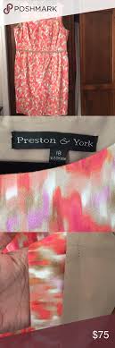 dillards preston york watercolor dress looks like a