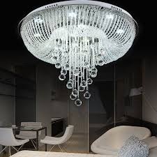 Ceiling fans & accessories (802). Clear Crystal Glass Draping Flush Mount Chandelier Ceiling Led Pendant Lighting Crystal Ceiling Light Flush Ceiling Lights Ceiling Pendant