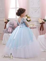 Authentic Pentelei 1503 Magical Lace And Tulle Two Color Flower Girl Dress Flower Girl Dresses Blue Flower Girl Dress Lace Flower Girl Dresses