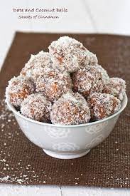 No Bake Date And Coconut Balls Recipe Coconut Balls Food African Dessert