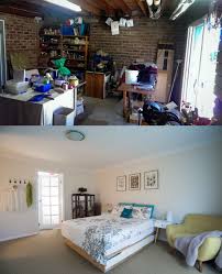 Garage into bedroom before and after. The Final Result In This Geca Project Series