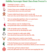 On the steering wheel there is a honking horn that gives even more fun. Printable Holiday Scavenger Hunt Clues Make Present Finding Fun Christmas Scavenger Hunt Scavenger Hunt Clues Christmas Activities