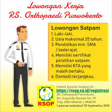 Denpasar barat, denpasar kota5 hari yang lalu. Lowongan Kerja Satpam Rumah Sakit