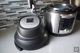 Layer ribs on the air fryer tray in instant pot. The Instant Pot Air Fryer Lid Works As Promised But Only For Small Batches Engadget