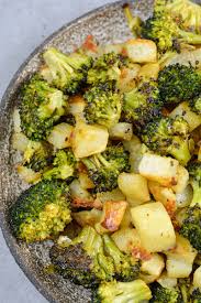 One serving is a cup. Lemon Dijon Roasted Potatoes And Broccoli Maebells