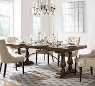 This 8′ table can seat 10 people. 120 Inch Table Pottery Barn