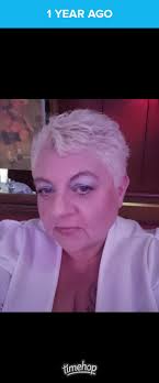 Ok, neither picture I have makeup on. I am trying to grow my hair but it is  naturally curly hence I normally have it cut very short. Any suggestions  would be greatly