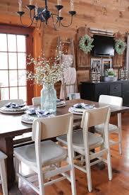 Others include orange/blue and violet/yellow. Spring Farmhouse Table Using Green Black White Creative Cain Cabin
