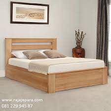Seluruh itu memanglah sangat kamu perlukan selaku wujud rujukan. Tempat Tidur Kayu Jati Minimalis Modern Rajajepara Com