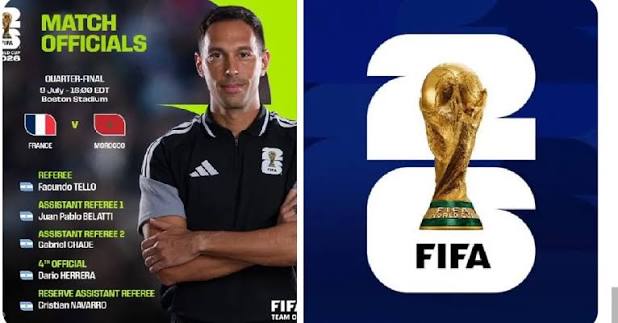France vs Morocco... brought to you by FIFA and Argentina 🇦🇷✓✓ With an  all-Argentinian officiating crew. Argentina really aren't missing this one.  🇦🇷😭