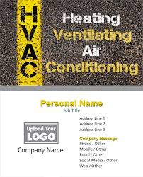 Roofing and siding contractor business cards. Full Color Hvac Business Cards
