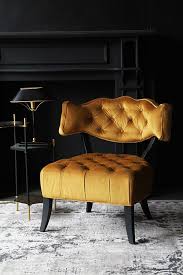 Cloud Velvet Chair Golden Glow From Rockett St George Furniture Interior Decor