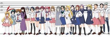 Moe Female Anime Characters Height Comparison Chart Otaku Tale Moe female anime characters height comparison chart otaku tale. moe female anime characters height
