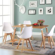 Shop For Eames Dining Chairs Eames Style Chairs By Santang Eames Style Chair Set Of 4 White Assembly Eam Side Chairs Dining Dining Chairs Modern Kitchen Chair