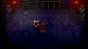 Krobus may be a monster that lives in a sewer, but that's not enough to stop his entrepreneurial spirit. Stardew Valley Skull Cavern Finding Iridium