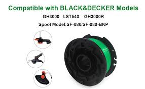Black And Decker Automatic Feed Spool Df 080 Bkp Amazon Com Thten String Trimmer Spool Replacement For Black And Decker Sf 080 Gh3000 Lst540 Weed Eater 20ft 0 080 Gh3000r Lst540b Auto Feed Single Line With 90583594 Cap Covers Parts Garden Outdoor