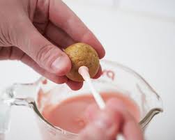 The quick and easy bath pouf (scrubby ball). Diy Baby Rattle Cake Pops The Cake Blog