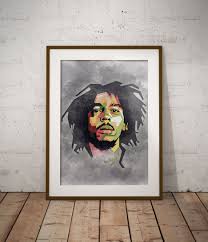 Bob Marley Bob Marley Poster Music Bob Marley Wall Art Modern Art Sketch Art Art Print By Ga Bob Marley Poster Bob Marley Artwork Bob Marley Music