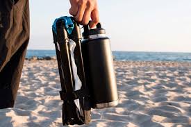 the ultra portable cliq chair folds down to the size of a water bottle camping gear gadgets cheap camping gear camping gear