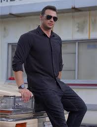 Plus Size Men's Shirt Classic Model Quality Cotton Blend Long Sleeve Shirt Men's Casual Shirt Large-10XL - Product from Amazon.com
