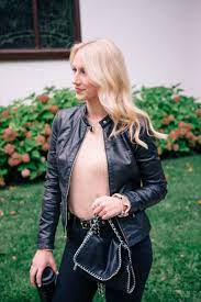 Fall Style Leather Jacket Season Below The Blonde Leather Jacket Autumn Fashion Jackets