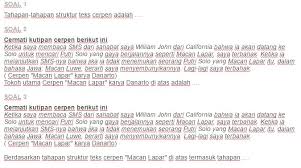 Check spelling or type a new query. Contoh Soal Struktur Isi Teks Cerita Pendek Unsur Intrinsik Dan Ekstrinsik