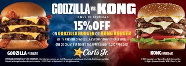 The forever purge (2021) paw patrol: 5 Apr 2021 Onward Carl S Jr Godzilla Burger Kong Burger 15 Off Promotion With Godzilla Vs Kong S Movie Ticket Sg Everydayonsales Com