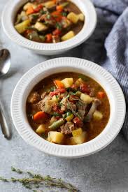 Ingredients for making the best beef stew. Slow Cooker Beef Stew With Root Vegetables The Real Food Dietitians