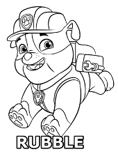Christmas coloring page with paw patrol. Paw Patrol Coloring Pages For Free Topcoloringpages Net