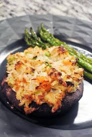Crab Stuffed Portobellas Gluten Free Soy Free Dairy Free Nut Free Recipe Dinner Or Appetizer Recipe Nut Free Recipes Soy Free Recipes Egg Free Recipes
