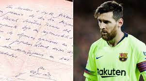 Barcelona have denied responsibility for the publication of lionel messi's current contract. Lionel Messi S First Ever Contract At Barcelona Has Been Translated The Sportsrush
