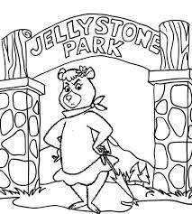 Cindy Coloring Page Of Yogi Bear
