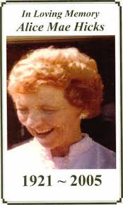 Alice Mae Adams Hicks (1921-2005)