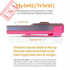 The distinct collections of elegant. Credit Card Holder For Women Great For Purse Or Bag Automatic Organizer Money Clip Easy Push Button Use Eliminate Scratching Static Damage