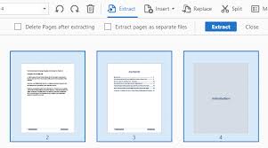 كيفية نقل واستخراج صفحات Pdf