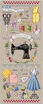 American christmas ornament cross stitch. Sewing Room Cross Stitch Pattern Or Kit By Sodastitch 14 Ct Etsy Cross Stitch Patterns Cross Stitching Cross Stitch