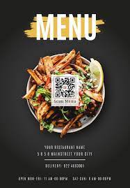 Restaurant Menu Qr Codes How To Create Menu With Qr Codes Menu Ideas With Qr Codes Menu Food Poster Design Menu Design Inspiration Restaurant Menu Design