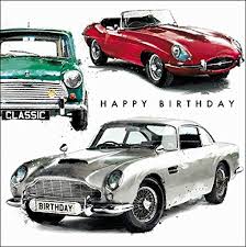 See more ideas about cars birthday parties, cars birthday, cars party. Classic Car Birthday Greeting Card Just Josh Range Cards For Him Buy Online In Faroe Islands At Faroe Desertcart Com Productid 130908849