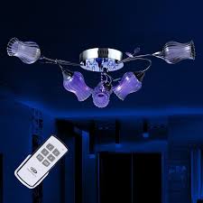 Das trifft auf die meisten räume zu. Led Deckenleuchte 6 Flammig Farbwechsel Deckenlampe Wohnzimmer Leuchte Sw Style