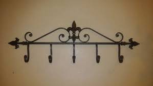 Fleur De Lis Wall Hook Metal Coat Rack Metal Hat Rack Wall Etsy Farmhouse Wall Hooks Wall Hooks Shabby Chic Toilet