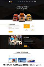 Trucking Logistics And Transportation Html Website Template 65432 Fun Website Design Logistics Design Web Layout Design