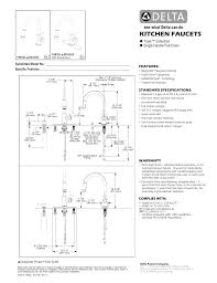 Delta kitchen faucet parts diagram. Delta 19933l Spsd Dst User Manual Manualzz