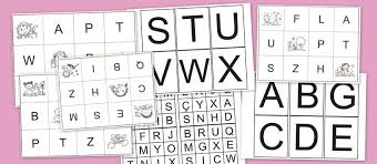 Juego infanti para trabajar el abecedario. Bingo de letras para ...