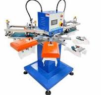 2 Colori Automatico Macchina da Stampa Serigrafica Carosello ...