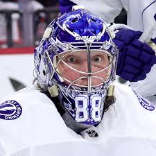 Looking at goalie's consistent dominance for lightning: Lightning Round Andrei Vasilevskiy Nominated For Second Vezina Trophy Raw Charge