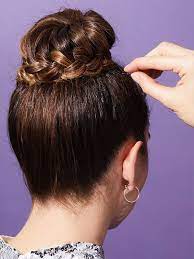 How To Do A Braided Ballerina Bun With A French Braid Makeup Com Bun Hairstyles For Long Hair French Braid Hairstyles Braided Hairstyles