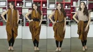 Dengan menggunakan model gendong yang satu ini, anda bisa membuat setidaknya 4 model gendongan sesuai dengan kebutuhan anda. Tutorial Kain Batik With Paola Tambunan Youtube