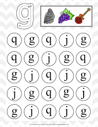 Get The Lowercase Do A Dot Letter G Printable Worksheet Today And Follow Along As We Work Our Way Th Do A Dot Alphabet Worksheets Preschool Letter G Worksheets