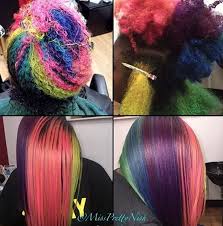 Black And Rainbow Hair Color Creative Rainbow Hair Missprettynish Read The Article Here Http Blackhairinformation Com Hairstyle Gallery Creativ Bold Hair Color Hair Styles Candy Hair